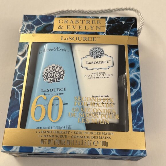 Crabtree & Evelyn Other - Crabtree & Evelyn La Source Hand Therapy & Hand Scrub Gift set 3.5 Oz New BB16